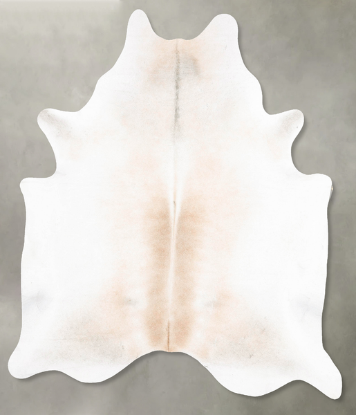 Grey with Beige Cowhide Rug #B26731