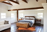 Brown with Red Cowhide Rug #B2678