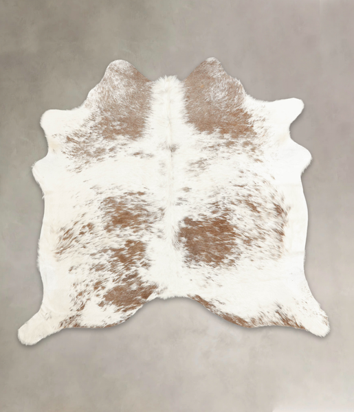 Salt and Pepper Brown Cowhide Rug #B2683