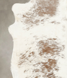 Salt and Pepper Brown Cowhide Rug #B2683