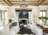 Solid Black Cowhide Rug #B2685
