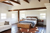 Brown and White Regular Cowhide Rug #B2694