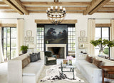 Salt and Pepper Black Cowhide Rug #B2703
