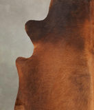Brown with Red Cowhide Rug #B2710