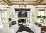 Solid Black Cowhide Rug #B2715