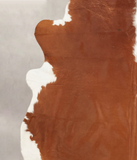 Brown and White Regular Cowhide Rug #B2743