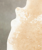 Beige and White Cowhide Rug #B2744
