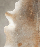 Grey with Beige Cowhide Rug #B2752