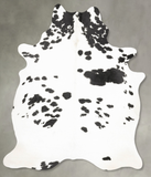 Black and White Cowhide Rug #B27559