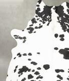 Black and White Cowhide Rug #B27559