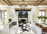 Chocolate and White Cowhide Rug #B2764