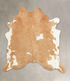 Beige and White Cowhide Rug #B2767