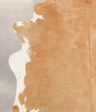 Beige and White Cowhide Rug #B2767