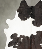 Chocolate and White Cowhide Rug #B27683