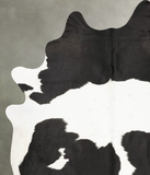 Black and White Cowhide Rug #B28000