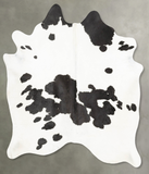 Black and White Cowhide Rug #B28204