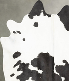 Black and White Cowhide Rug #B28204