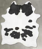 Black and White Cowhide Rug #B28222
