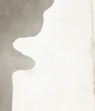 Ivory with Beige Cowhide Rug #B2824