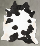 Black and White Cowhide Rug #B28282
