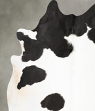 Black and White Cowhide Rug #B28282