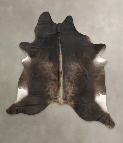 Dark Grey Cowhide Rug #B2830