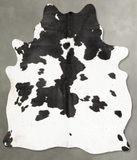 Black and White Cowhide Rug #B28336