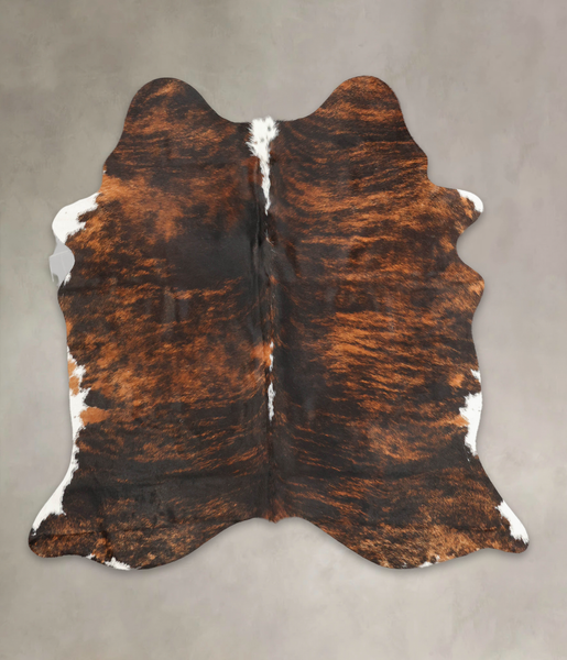 Dark Brindle Cowhide Rug #B2834