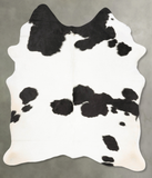 Black and White Cowhide Rug #B28376