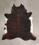 Dark Brindle Cowhide Rug #B2863
