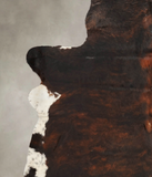 Dark Brindle Cowhide Rug #B2863