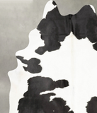 Black and White Cowhide Rug #B28874