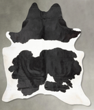 Black and White Cowhide Rug #B28983