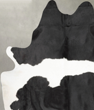 Black and White Cowhide Rug #B28983