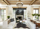 Solid Black Cowhide Rug #B2900