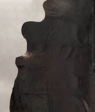 Solid Black Cowhide Rug #B2901
