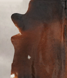 Brown with Red Cowhide Rug #B2906