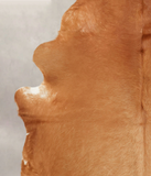Solid Brown Cowhide Rug #B2907