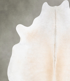 Grey with Beige Cowhide Rug #B29078