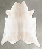 Grey with Beige Cowhide Rug #B29238