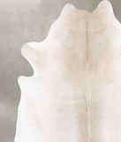 Grey with Beige Cowhide Rug #B29238