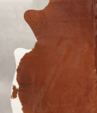 Brown and White Regular Cowhide Rug #B2926