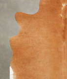Solid Brown Cowhide Rug #B2927