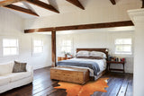 Solid Brown Cowhide Rug #B2927