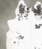Salt and Pepper Black Cowhide Rug #B29488