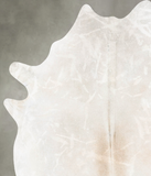 Grey with Beige Cowhide Rug #B29490