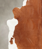 Brown and White Regular Cowhide Rug #B2959