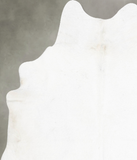 Solid White Cowhide Rug #B29732