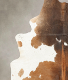 Chocolate and White Cowhide Rug #B2981