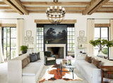 Chocolate and White Cowhide Rug #B2981
